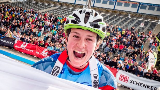 Veronika Vítková po triumfu ve stíhacím závodě