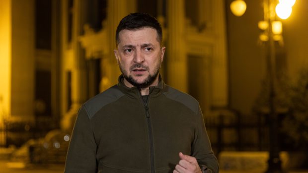 Ukrajinský prezident Volodymyr Zelenskyj