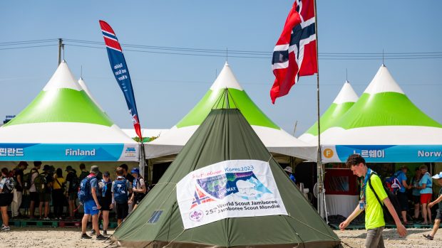 Na chodu Jamboree se podílí více než devět tisíc mezinárodních dobrovolníků