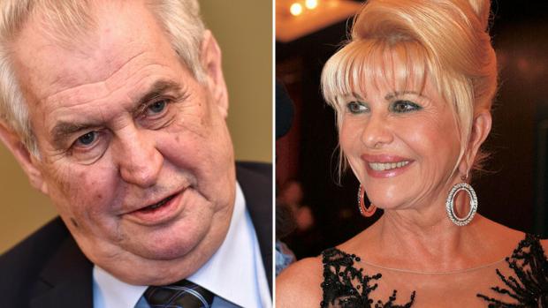 Miloš Zeman a Ivana Trumpová