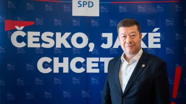 Šéf hnutí SPD Tomio Okamura