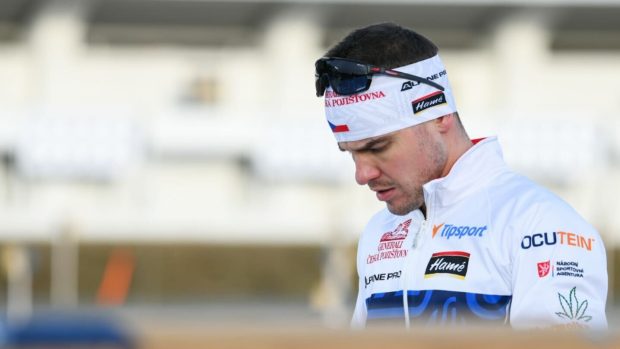 Michal Krčmář na tréninku