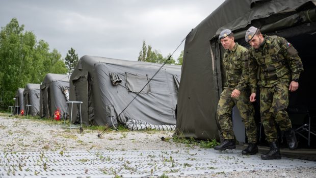 Areál slouží jako místo odpočinku vojáků při přesunech až šestkrát do roka