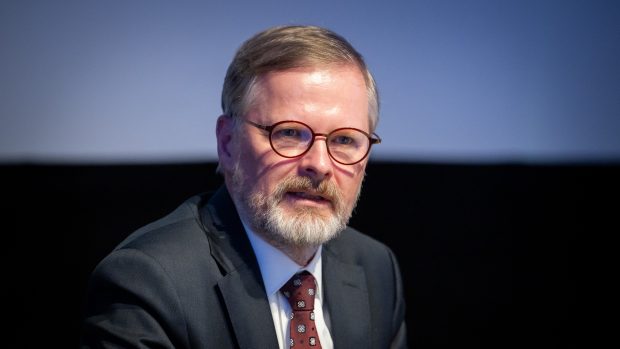 Premiér Petr Fiala (ODS) na konferenci Školství 2025