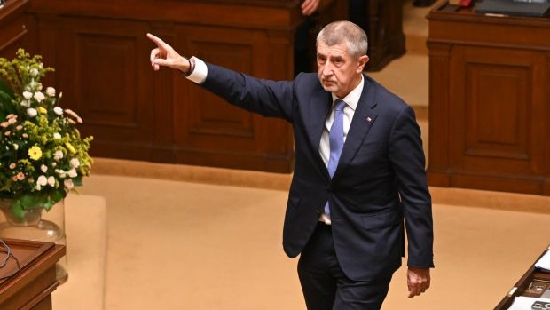 Andrej Babiš ve sněmovně