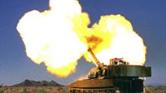 americká samohybná houfnice M109A6 Paladin v akci