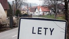 Začátek obce Lety