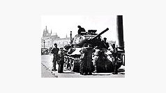 sovětský tank v Praze