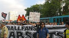 Demonstrace ve Frankfurtu