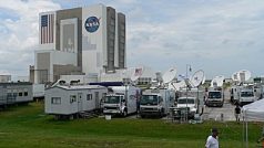Hlavní hangár NASA v Kennedyho vesmírném centru