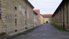 Terezín - ulice ghetta se sídlem Rady starších