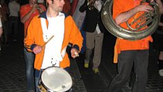 Nizozemští fanoušci v Bergen op Zoom
