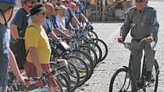 Start výzvědného cyklistického výletu