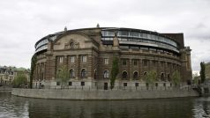 Stockholm, švédský parlament