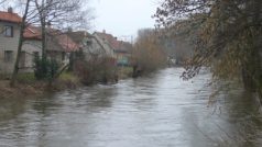 Rozvodněná Doubrava ve Vrdech