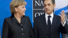 Angela Merkelová a Nicolas Sarkozy