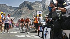 Únik cyklistů na Col du Tourmalet