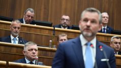 Robert Fico a Peter Pellegrini v Národní radě (květen 2025)