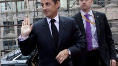 Summit eurozóny v Bruselu. Francouzský prezident Nicolas Sarkozy