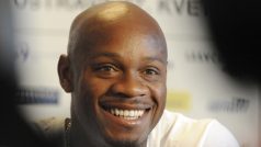 Jamajský sprinter Asafa Powell před atletickým mítinkem Zlatá tretra