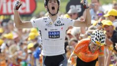 Vítěz 8.etapy Tour Andy Schleck