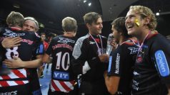 Hráči Pixba Wallenstam se radují z vítězství ve finále elitní kategorie turnaje Chance Czech Open