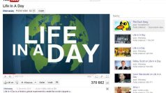 YouTube. Life in a day