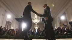 Prezidenti USA a Mexika Barack Obama a Felipe Calderón