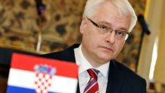 Chorvatský prezident Ivo Josipović na návštěvě v Praze.