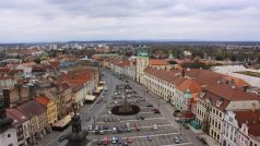 Hradec Králové, kde V.Hanka navštěvoval gymnázium