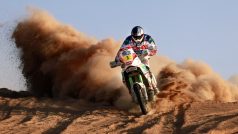 Francisco Lopez Contardo (Chile) jede posedmé závod třetí jihoamerické série Rallye Dakar 2011, etapa z Aricy do Antofagasty, 9. ledna (FLC tuto 7. etapu vyhrál) - autor: Reuters/Eric Gaillard
