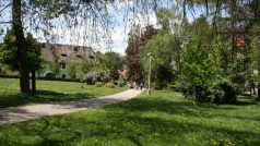 Městský park v Českém Krumlově