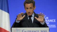 Francouzský prezident Nicolas Sarkozy na summitu G8 v Deauville