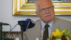 Prezident Václav Klaus mluvil o svém postoji ke sportu