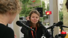 Norská režisérka Janike Systad Jacobsen ve studiu Filmžurnálu