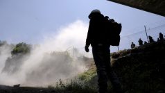 Itálie demonstrace mezinárodní železnice