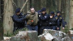 Šumava. Blokáda ekologů a zásah policie