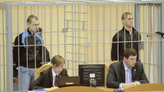 Minsk. Dmitrij Konovalov (vlevo) a Vladislav Kovaljov