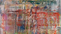 Gerhard Richter: Abstraktní obraz, olej na plátně, 1990/ Soukromá sbírka