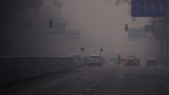 Čína, smog