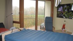 Hospic Omega 90. Výhled u pokoje