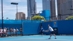 Tomáš Berdych na tréninku (Australian Open)