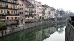 Nábřeží řeky Lublanice