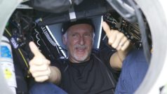 James Cameron po návratu z hlubin Mariánského příkopu