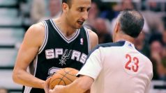 Ve 4. utkání 1. kola play off táhl San Antonio za postupem Manu Ginobili