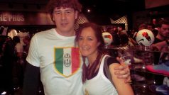 Lucia a její přítel, fanoušci Juventusu a Del Piera