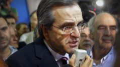 Předseda konzervativců z Nové demokracie Antonis Samaras