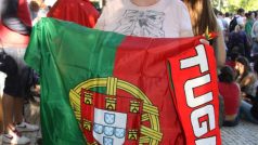 Portugalské oslavy vítězství nad Českem trvaly dlouho do noci