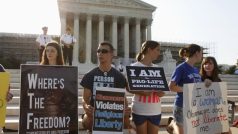 Odpůrci zdravotnické reformy před Nejvyšším soudem ve Washingtonu