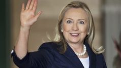 Ministryně zahraničních věcí Hillary Clintonová přijíždí na konferenci o Sýrii do švýcarské Ženevy